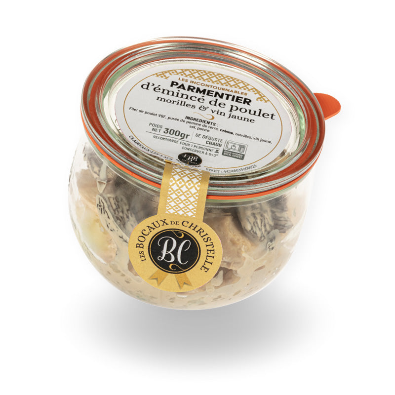 Parmentier d'émincé de poulet - morilles & vin jaune - Les bocaux de Christelle