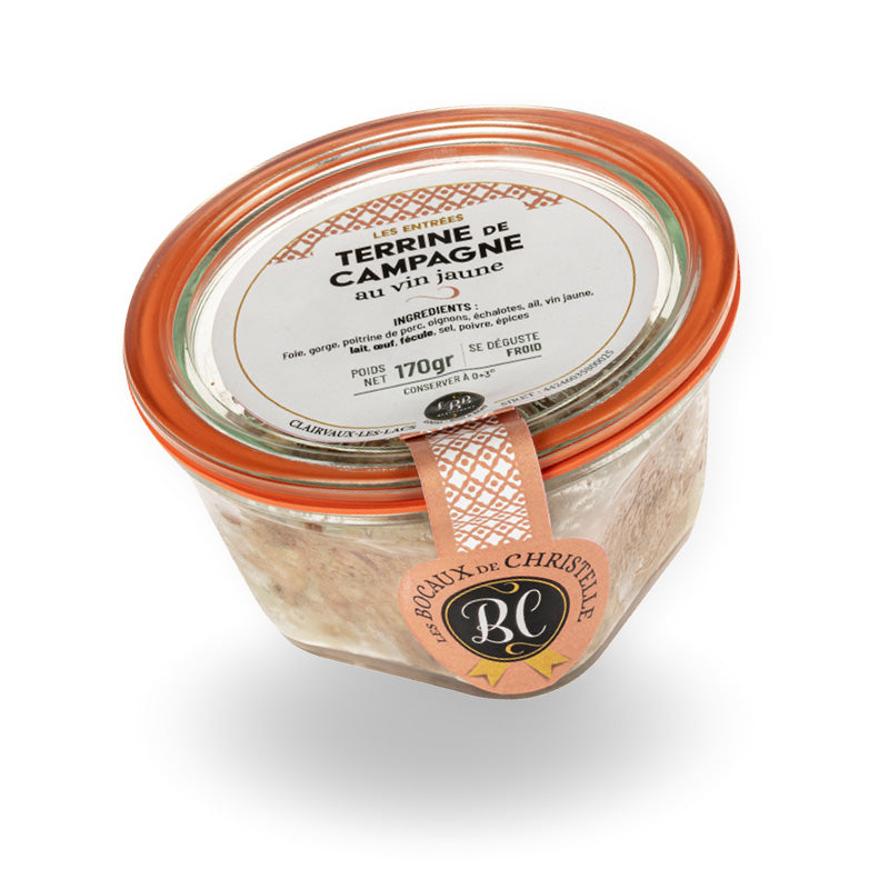 Terrine de campagne au vin jaune - Les bocaux de Christelle