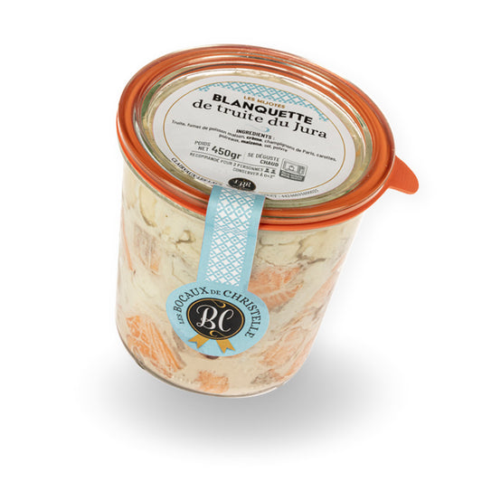 Blanquette de truite du Jura - Les bocaux de Christelle