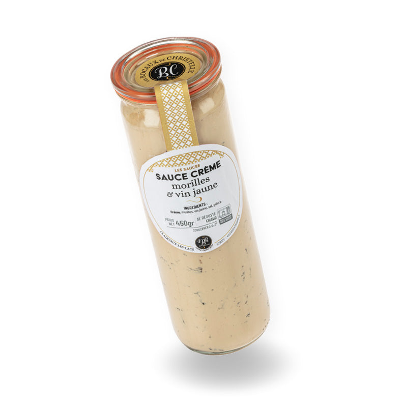 Sauce crème morilles & vin jaune - Les bocaux de Christelle
